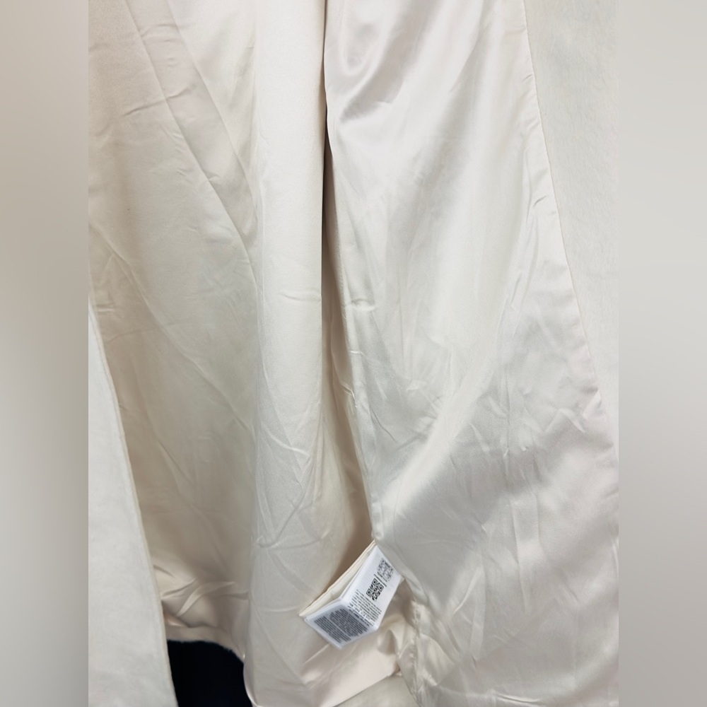 “Guess” - Cream Snow White Belted Trench Coat (Sustainable Wool Garment) NWT - Picture 12 of 15
